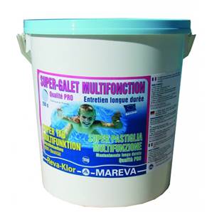 CHLORE MULTIFONCTION MAREVA-KLOR SUPERGALET 250G 10KG