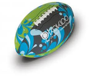 BALLON DE RUGBY NEOPRENE KOKIDO D16CM L28.5CM