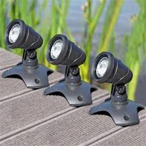 PROJECTEUR LUNAQUA 3 LEDS SET 3 SPOTS