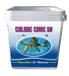 CHLORE CHOC -KLOR 50  PASTILLES 125G 5KG